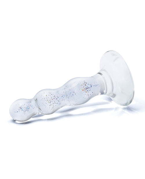 Glas Triple Play Beaded Butt Plug - Elevate Your Intimate Experience Product Image.