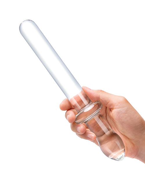 Glas 9.25" Clear Dual Ended Glass Dildo
