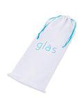 Glas 9.25 英吋透明雙端玻璃假陽具