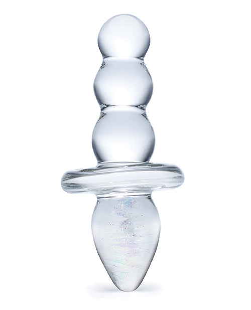 Glas Titus Beaded Glass Butt Plug - Ultimate Pleasure & Versatility Product Image.