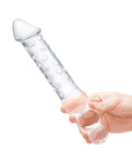 Glas 12" Double Ended Glass Dildo with Anal Beads