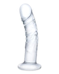 Glas 7" Realistic Curved Glass Dildo - A Sensational Journey of Pleasure