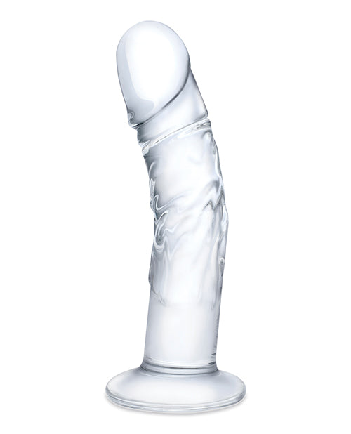 Glas 7" Realistic Curved Glass Dildo - A Sensational Journey of Pleasure Product Image.