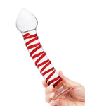 Glas 10" Red Glass Dildo - A Sensational Journey to Pleasure