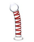 Glas 10" Red Glass Dildo - A Sensational Journey to Pleasure