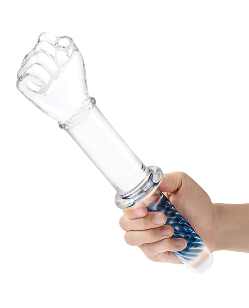 Glass 11" Fist Double Ended w/Handle Grip Product Image.