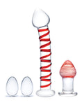 Juego Glas Mr. Swirly de 4 piezas - Rojo: su compañero de placer apasionado