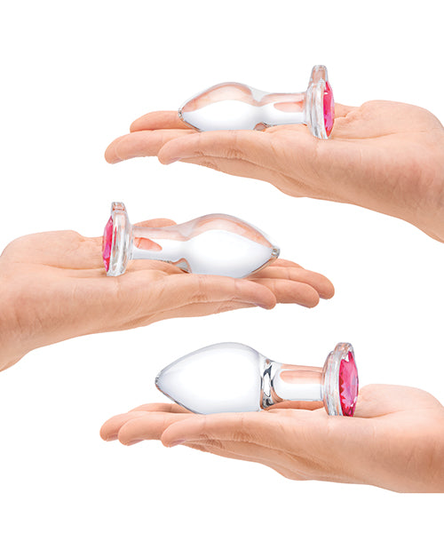 Kit de entrenamiento anal Glas Heart Jewel: exploración anal de lujo 🌟 Product Image.
