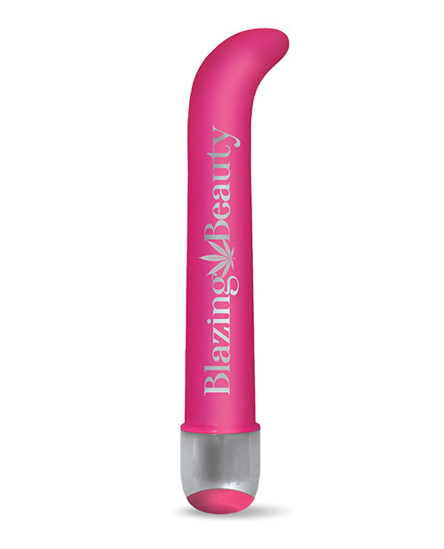 Buzzed 7" G-Spot Vibe - Blazing Beauty Pink: Sustainable Pleasure Product Image.