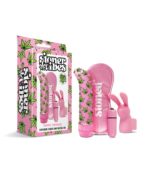 Stoner Vibes Budz Bunny Stash Kit - Rosa: Clase magistral de placer sensorial Product Image.