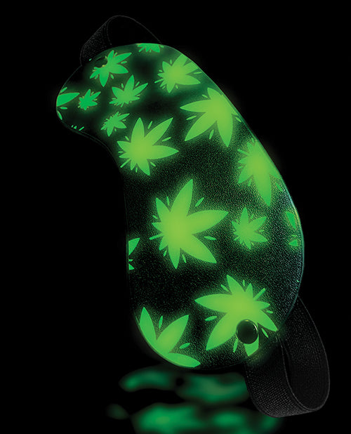 Stoner Vibes Glow in the Dark Blindfold Product Image.