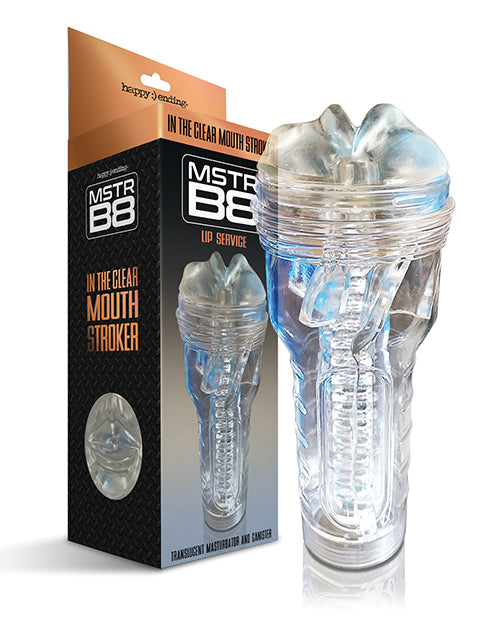 MSTR B8 Clear Mouth Stroker: experiencia de placer definitiva Product Image.