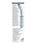 Celestial Green Galaxy Wand Glass Massager by Gender X Lustrous