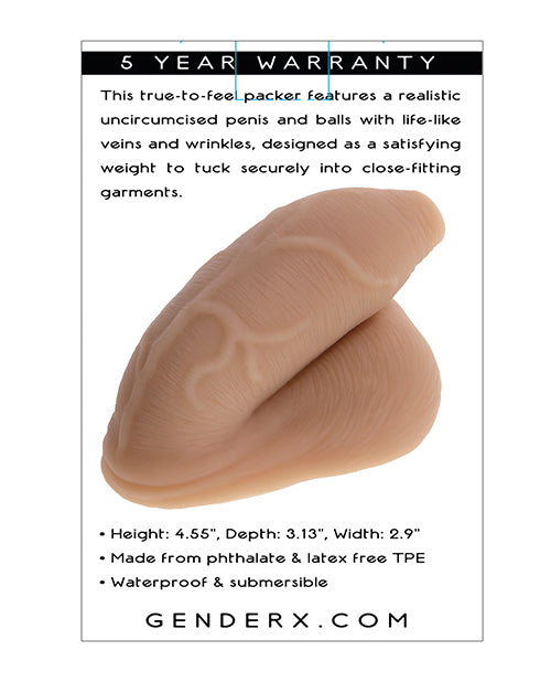 Gender X Authenticity Comfort Medium Uncircumcised Packer Product Image.