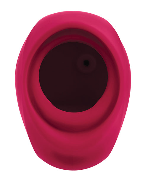 Gender X Body Kisses Vibrating Suction Massager - Red/Black: A Symphony of Pleasure Product Image.