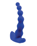 Blue Vibrating Anal Beads with 10 Speeds