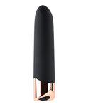 Gender X Rechargeable Silicone Bullet - Black/Rose Gold