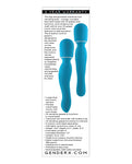 Gender X Double The Fun Teal Dual-Ended Vibrating Wand