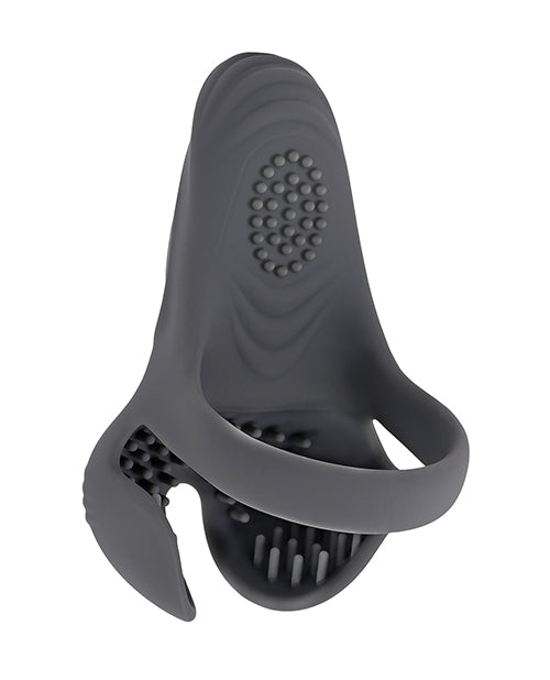 Gender X Undercarriage: Versatile Textured Vibrating Silicone Toy Product Image.