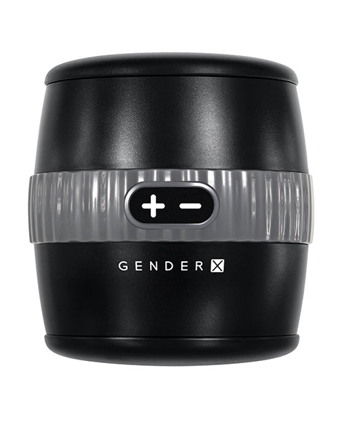 Gender X Barrel of Fun Ultimate Pleasure Stroker with 12 Vibration Speeds Product Image.