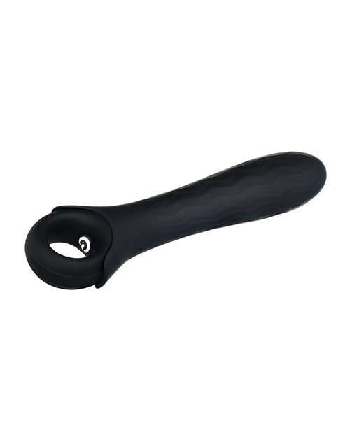 Gender X Powerhouse Black 12-Speed Vibrator: Ignite Your Desire Product Image.