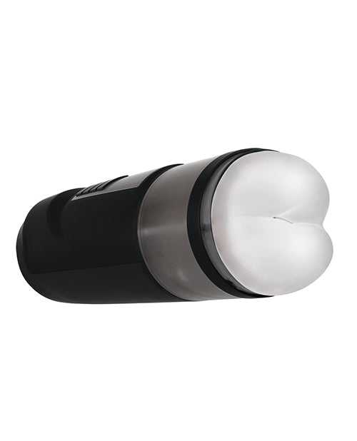 Mensaje de género X en una botella - Black Turbo Thrusting Stroker Product Image.