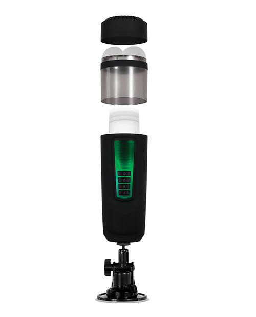 Gender X Message In a Bottle - Black Turbo Thrusting Stroker Product Image.