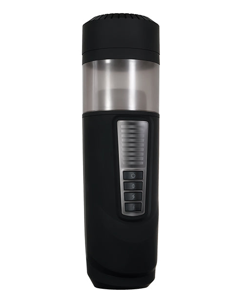 Mensaje de género X en una botella - Black Turbo Thrusting Stroker Product Image.