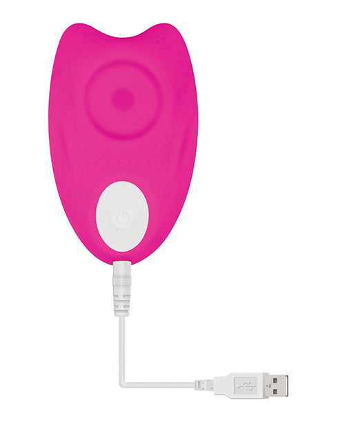 Gender X Under the Radar Remote-Controlled Vibrator - Pink - 9 Speeds - Hands-Free - Body-Safe Product Image.