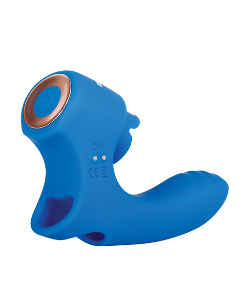 Gender X Flick It - Blue: Ultimate Pleasure Powerhouse Product Image.