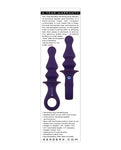 Plug Vibrador Morado de 12 Velocidades: Género X Ring Pop