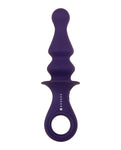 Purple 12-Speed Vibrating Plug: Gender X Ring Pop