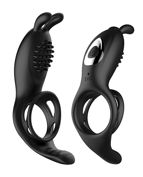 Bliss Hummingbird Vibrating Cock Ring: 9 Modes, Ultra Quiet, Waterproof Product Image.