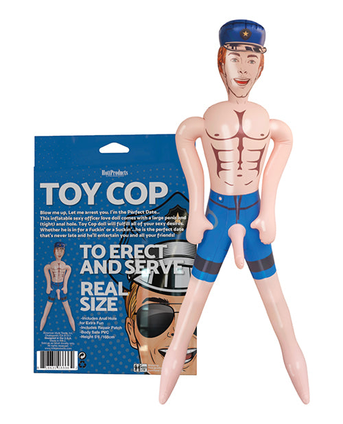 Muñeco de policía inflable: el mejor compañero de fiesta travieso Product Image.