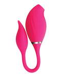 Vibrador de vibración y succión Horny Helper en magenta