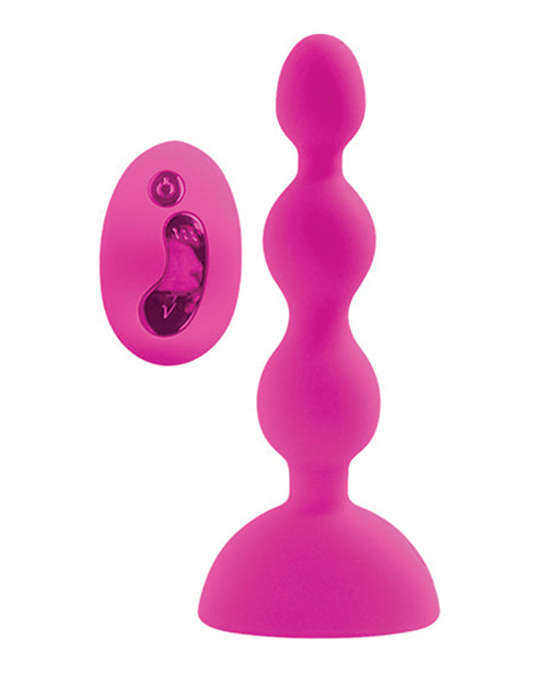 Nookie Nectar Bead Vibe: Sweet Sex Toy with "Sexy Sugar Magic" - Magenta Product Image.