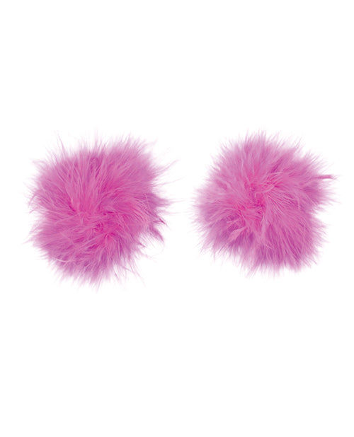 Nipplicious Black Furball Pasties Product Image.