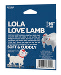 Lola Love Lamb: un suave y tierno compañero de 16" para corazones imaginativos