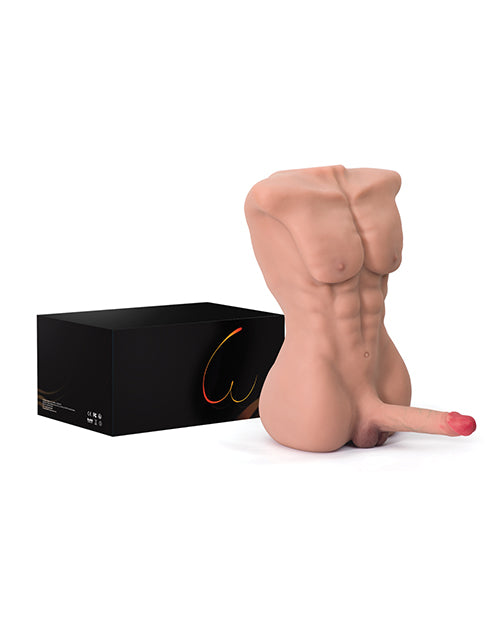Atlas Realistic Male Sex Doll with Flexible Dildo: Lifelike Pleasure & Versatile Stimulation Product Image.