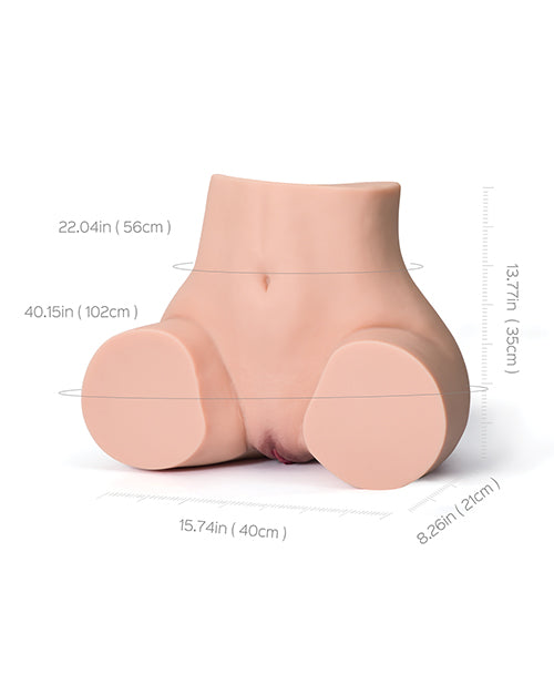 Peach Realistic Butt &amp; Vagina Anal Sex Doll Torso - Socio de placer realista Product Image.