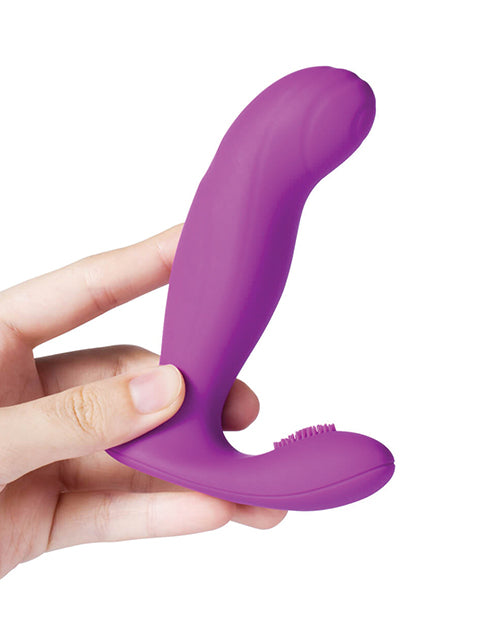 Vibrador portátil Allure de doble estimulación: la tentación definitiva Product Image.