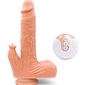 Justin 6.5" Silicone Thrusting Dildo Licker: Sensuality