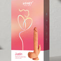 Justin 6.5" Silicone Thrusting Dildo Licker: Sensuality