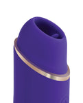Mini vibrador para lamer el clítoris Abby Purple - 9 patrones de lamido