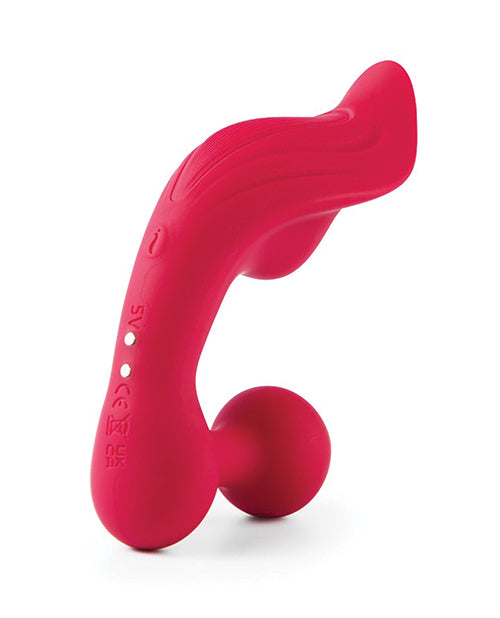 "Estimulador Dual Lamia: 9 Patrones de Vibración, Placer de Clítoris y Anal" Product Image.