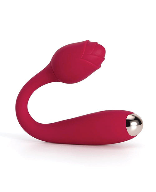 Vibrador flexible Rosette Red: máximo placer y versatilidad Product Image.