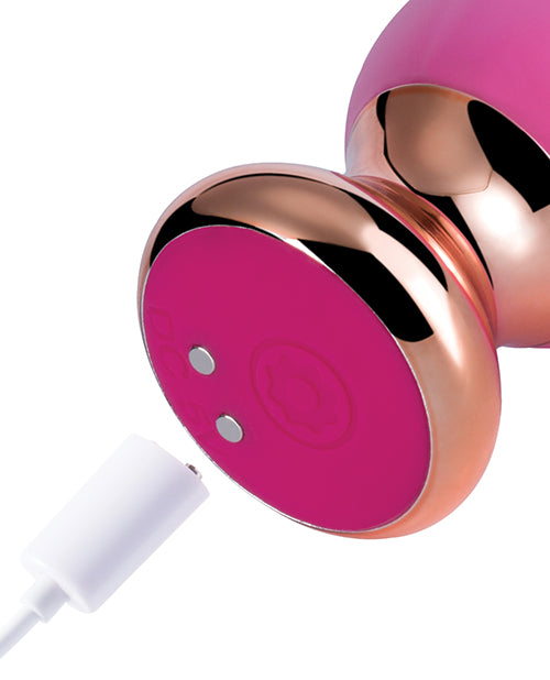 Pink Holic Vibrating Anal Plug with Suction Base Product Image.
