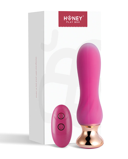 Pink Holic Vibrating Anal Plug with Suction Base Product Image.