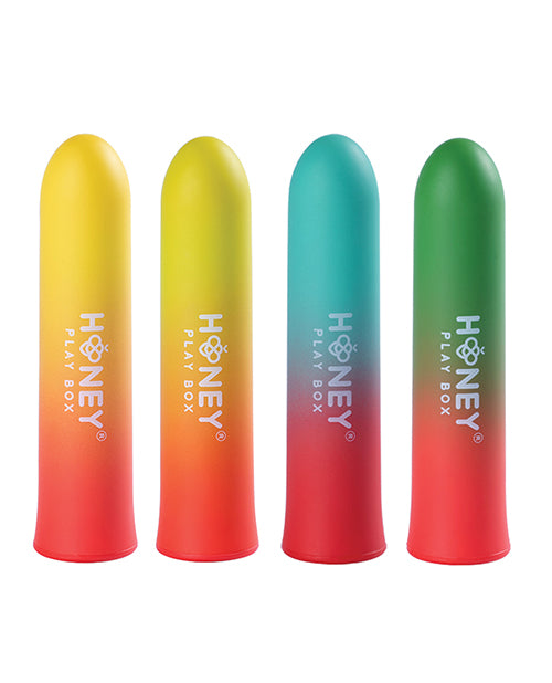 Vibrador tipo bala con degradado de color fantasía: vibraciones intensas y diseño elegante Product Image.