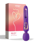 Riley Purple Vibrating Massage Wand & G-Spot Stimulator: Ultimate Pleasure & Relief